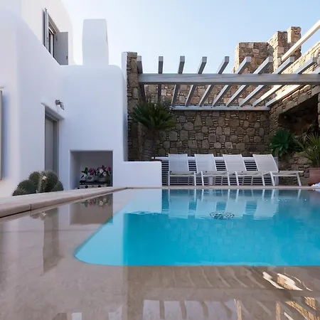 빌라 Vanilla Mykonos 4br Heated Pool