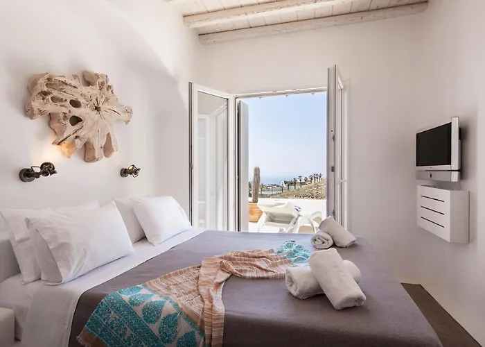 Vanilla Mykonos 4br Heated Pool فيلة *
